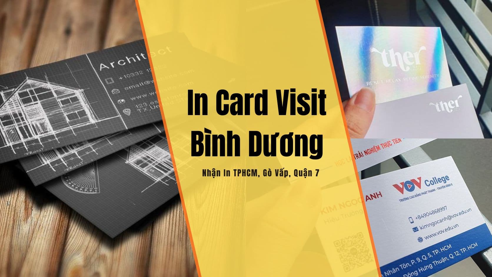 In Card Visit Bình Dương – Nhận In TPHCM, Gò Vấp, Quận 7